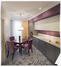 Kitchen Furniture interior Poster