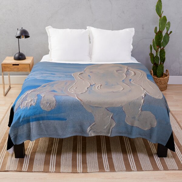 Item preview, Basset Painting Blue1 designed and sold by craftsbydaphy.