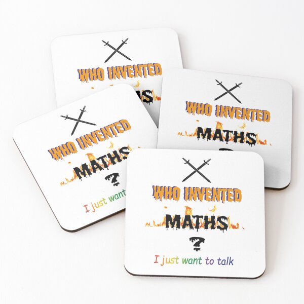 Item preview, WHO INVENTED MATHS designed and sold by nemmywemmy.