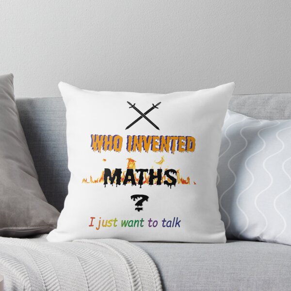 Item preview, WHO INVENTED MATHS designed and sold by nemmywemmy.