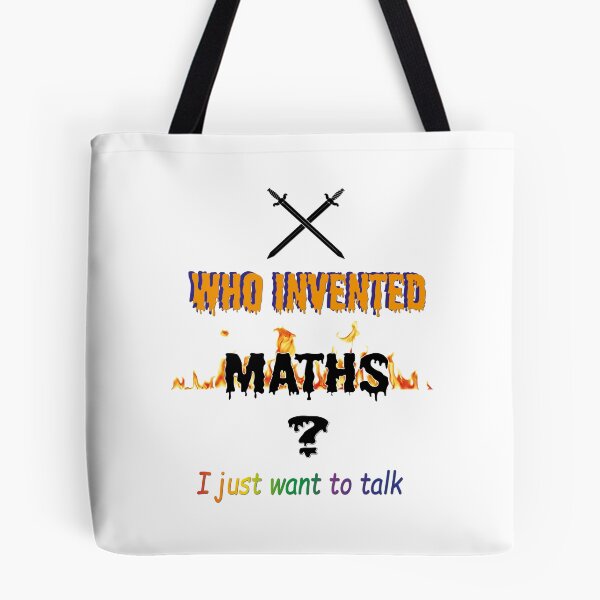 Item preview, WHO INVENTED MATHS designed and sold by nemmywemmy.