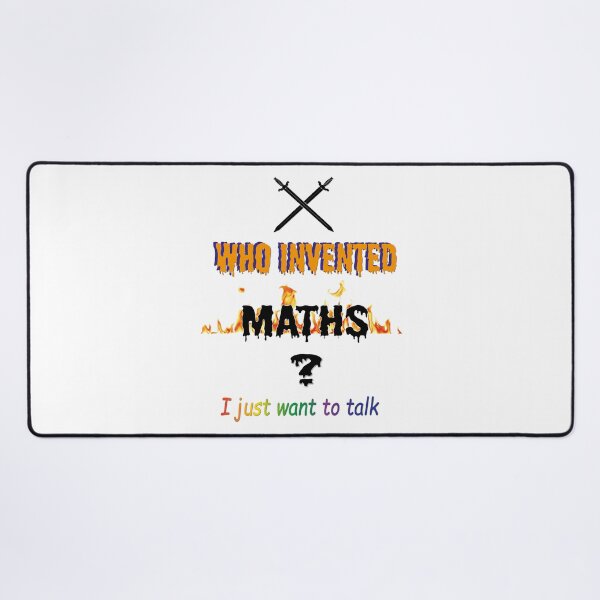Item preview, WHO INVENTED MATHS designed and sold by nemmywemmy.