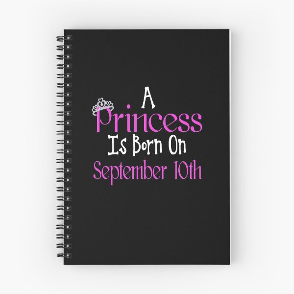 Item preview, A Princess Is Born On September 10th Funny Birthday  designed and sold by Tee Kaboom!.