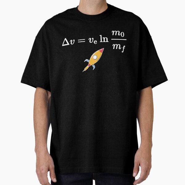 トップス TSIOLKOVSKY ROCKET EQUATION TSHIRT 2908T Tsiolkovsky rocket equation