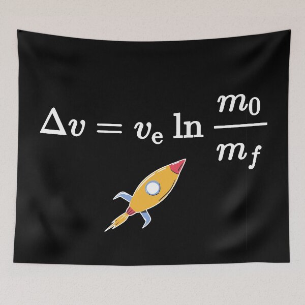Item preview, Rocket equation, most fundamental equation of space exploration designed and sold by NoetherSym.