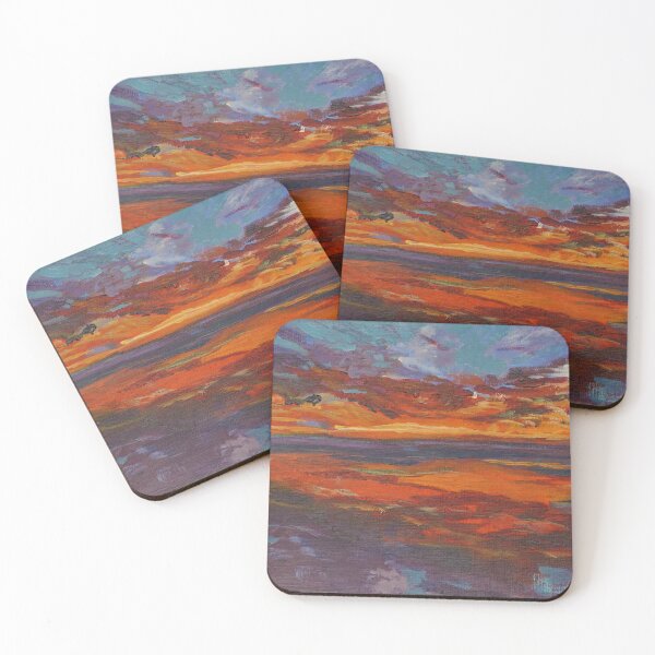 Item preview, Purple orange sunset painting designed and sold by Myartspace.