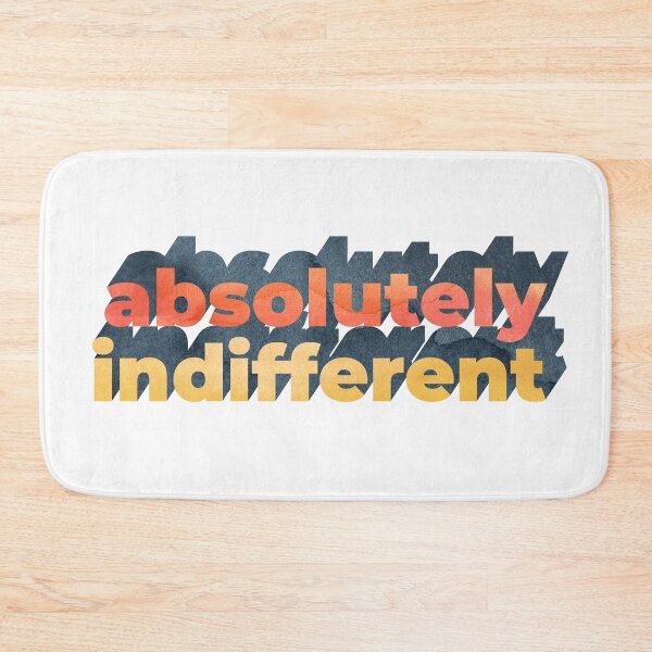 Item preview, Absolutely Indifferent Word Art designed and sold by KatyClemmans.