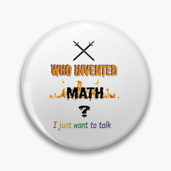 Item preview, WHO INVENTED MATH designed and sold by nemmywemmy.