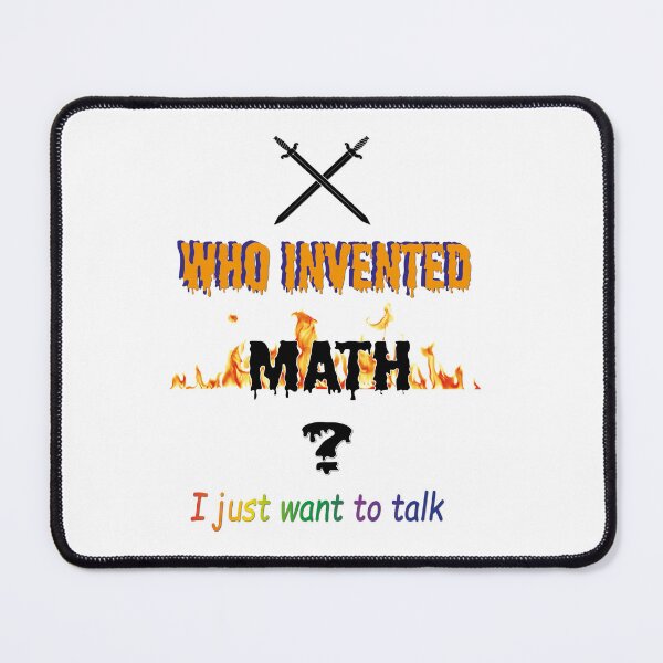 Item preview, WHO INVENTED MATH designed and sold by nemmywemmy.