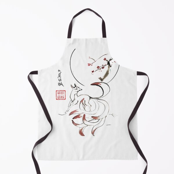 Item preview, Nine Tailed Fox Creature Chinese Painting designed and sold by joannahliu.