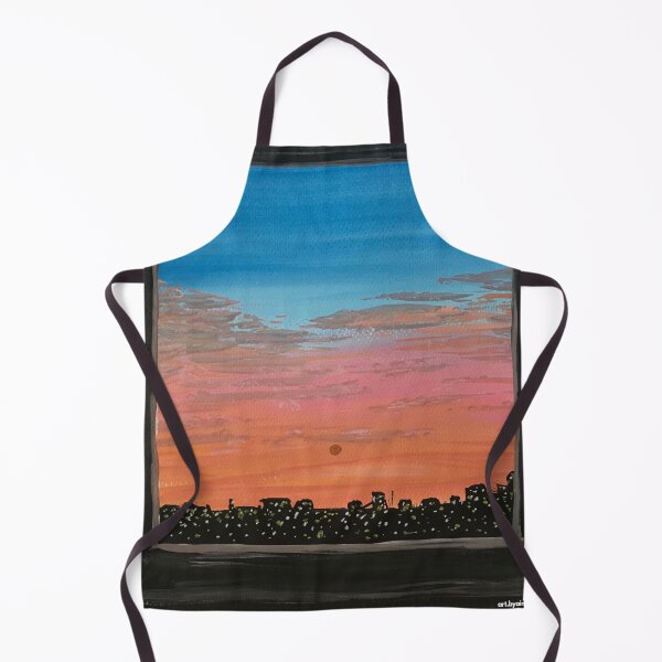 Item preview, Watercolour Window Sunset City View designed and sold by art-byaina.