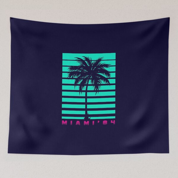 Item preview, Miami 80s Outrun Palm Tree designed and sold by Kolsab.