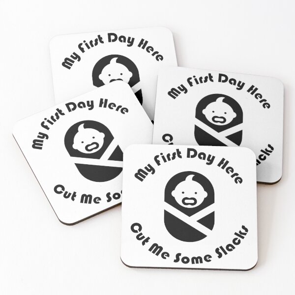 Item preview, Cut Me Some Slacks, Newborn, First Day Here designed and sold by K0tK0tu.