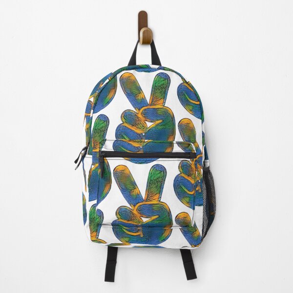 Item preview, Peace Symbol Earth Day Sky Blue Grass Green designed and sold by ittybittyowl.