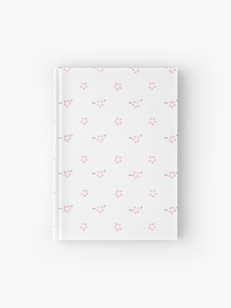 Cute Coquette pale pink flower repeating pattern Hardcover Journal for  Sale by JuneNostalgia