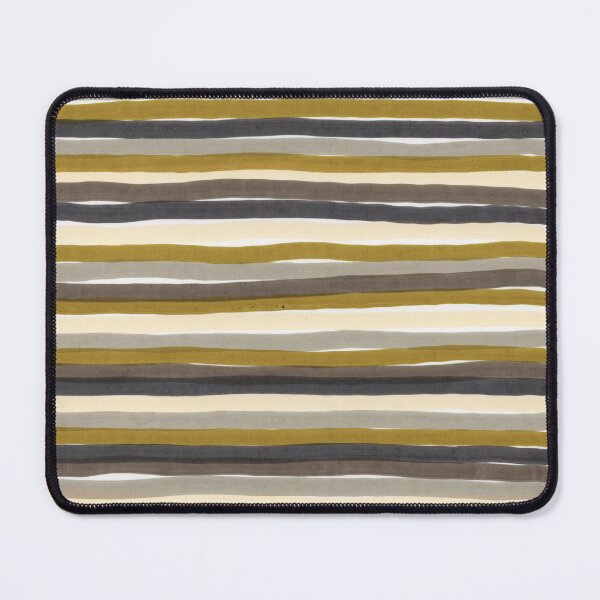 Item preview, camouflage colors striped pattern - horizontal brown and green stripes designed and sold by patterncrow.