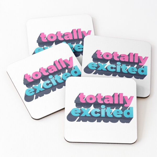 Item preview, Totally Excited Word Art designed and sold by KatyClemmans.