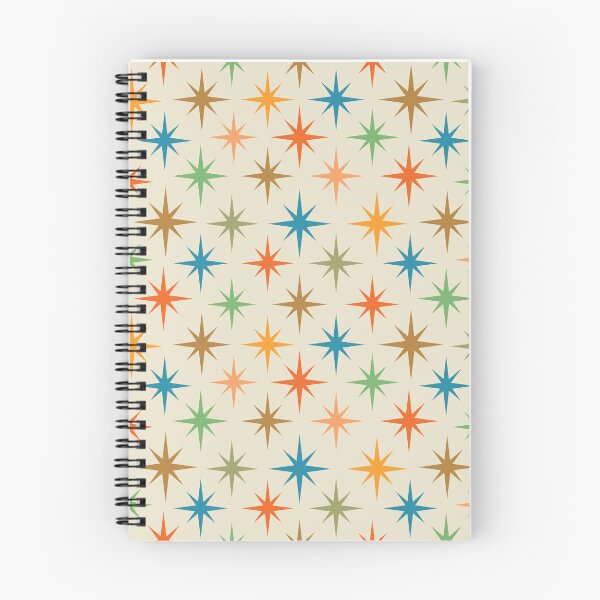 Item preview, Mid century modern colorful atomic starburst pattern  designed and sold by Yasminepatterns .