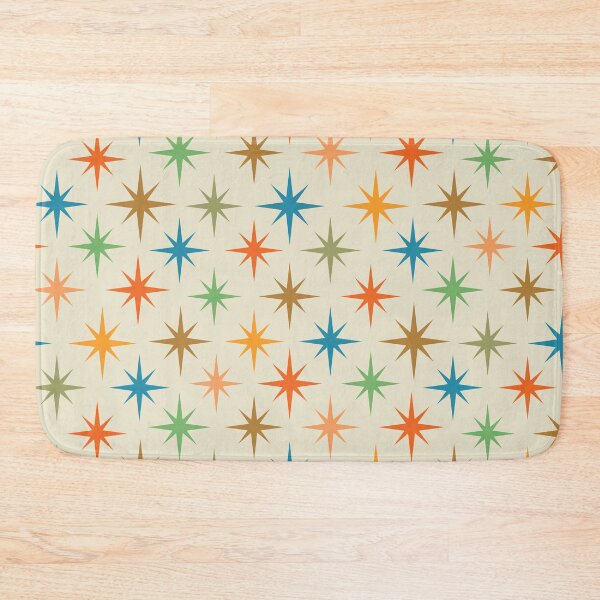Item preview, Mid century modern colorful atomic starburst pattern  designed and sold by Yasminepatterns .