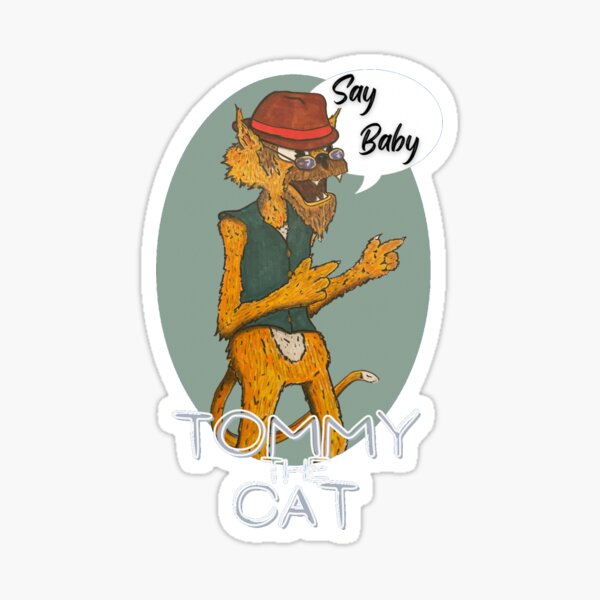 Item preview, Tommy the cat designed and sold by Jjsfunkystuff.