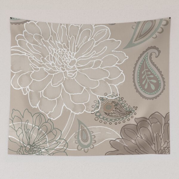 Item preview, Mocha Paisley V designed and sold by Sasha Art Gallery.