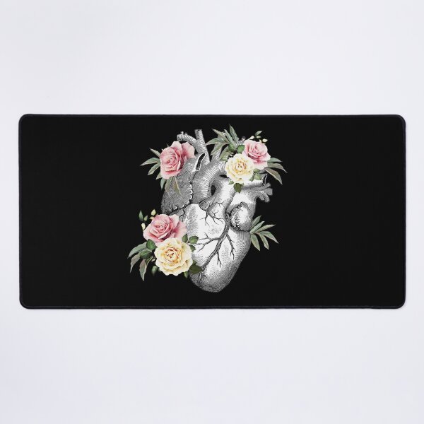 Item preview, Bloom roses Heart Human Anatomy designed and sold by Collagedream.