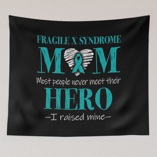 Item preview, Proud Fragile X Syndrome Mom HERO I Raised Mine designed and sold by Mnrshirley.