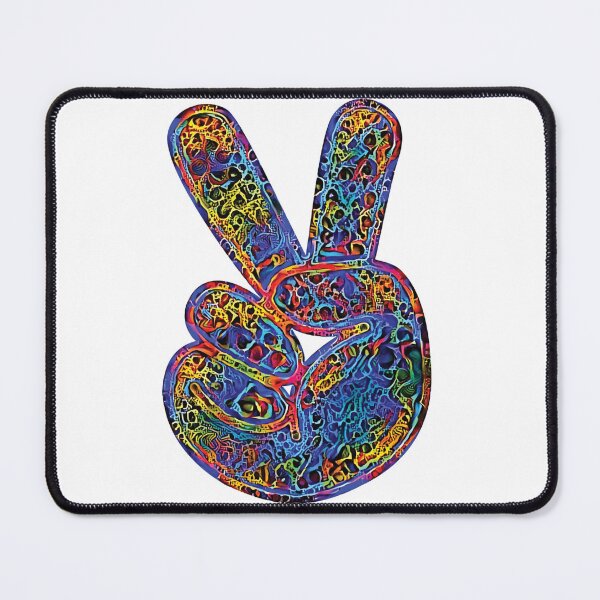 Item preview, Peace Symbol Retro Groovy Colors designed and sold by ittybittyowl.