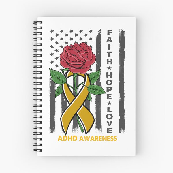 Item preview, Faith Hope Love ADHD Awareness Amarican Flag designed and sold by Kohend.