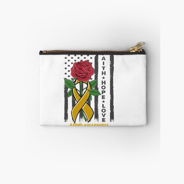 Item preview, Faith Hope Love ADHD Awareness Amarican Flag designed and sold by Kohend.