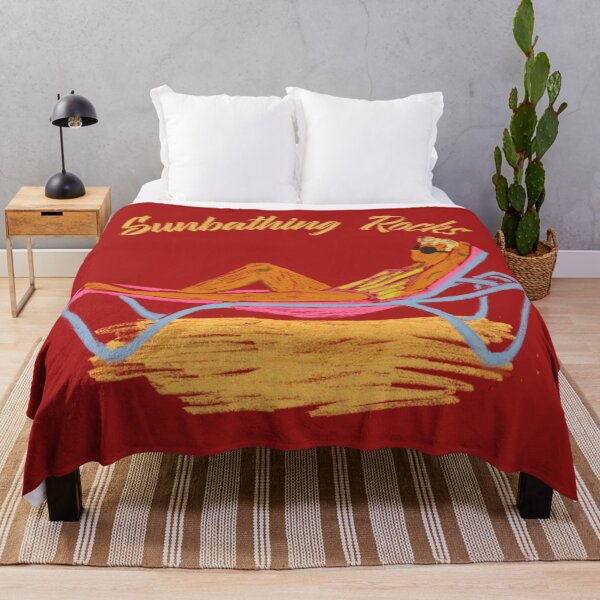 Item preview, Sunbathing Rocks rubia bronceada sexy mujer designed and sold by PapitosPlace.