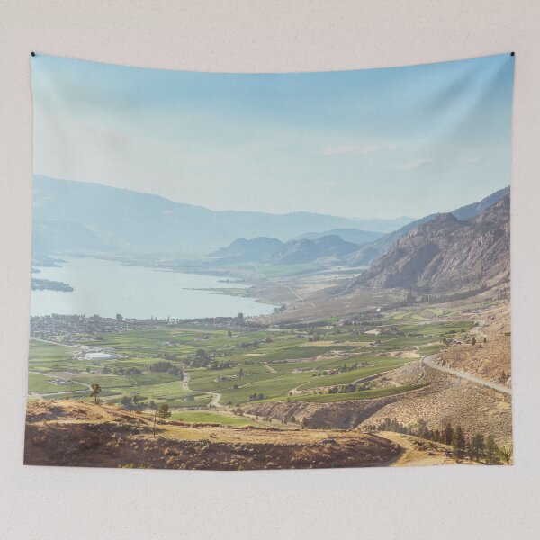 Item preview, Osoyoos Lake and Vineyards Valley View in Summer designed and sold by Amy Mitchell.