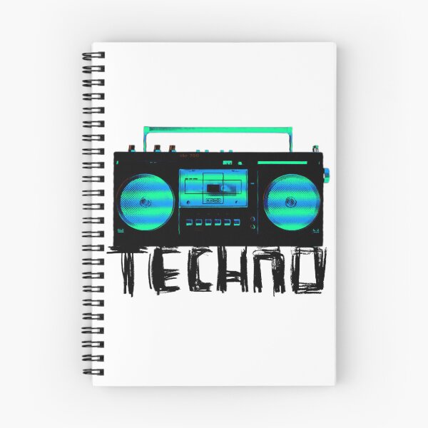 Item preview, Music Vintage Techno Radio for Techno DJ designed and sold by badlydrawnbabe.