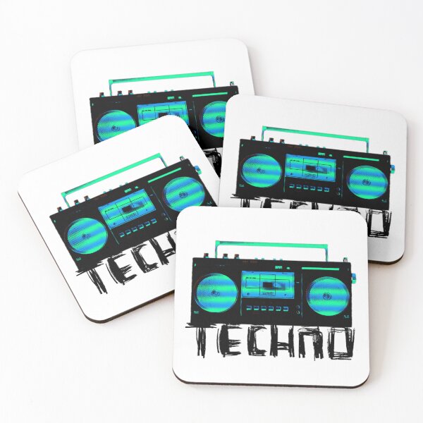 Item preview, Music Vintage Techno Radio for Techno DJ designed and sold by badlydrawnbabe.