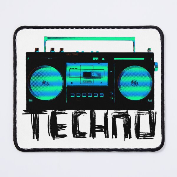 Item preview, Music Vintage Techno Radio for Techno DJ designed and sold by badlydrawnbabe.