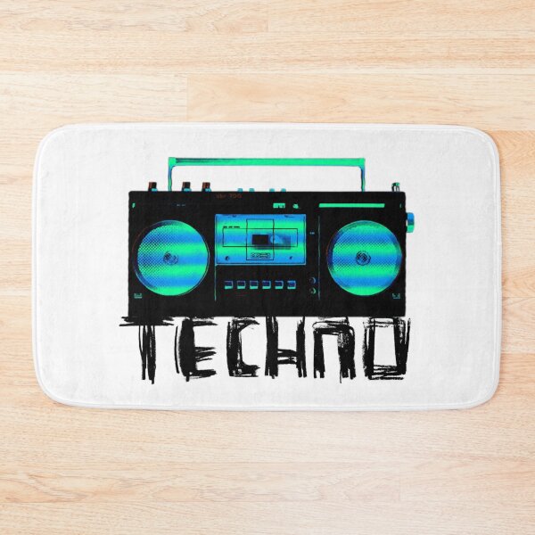 Item preview, Music Vintage Techno Radio for Techno DJ designed and sold by badlydrawnbabe.