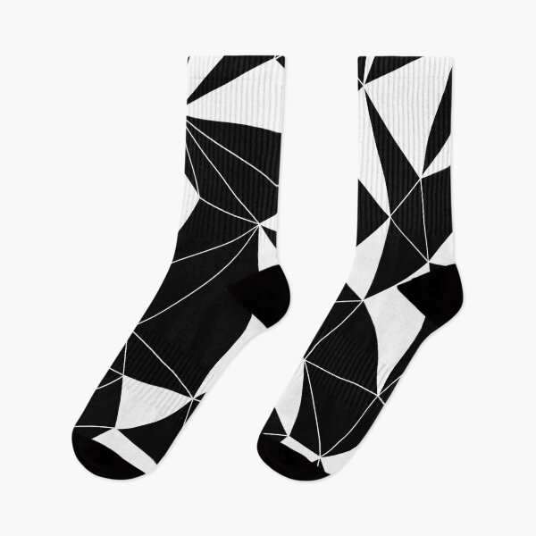 Item preview,  Triangles black and white pattern designed and sold by cutecrazytshirt.
