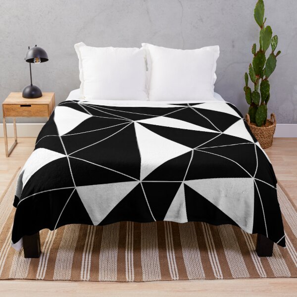 Item preview,  Triangles black and white pattern designed and sold by cutecrazytshirt.