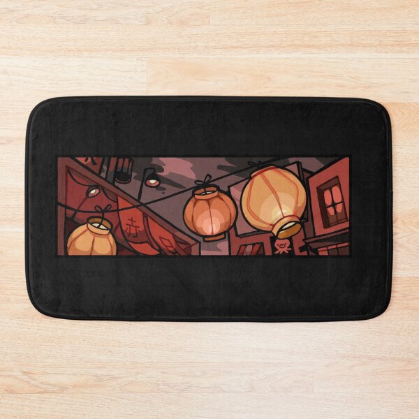 Item preview, Red lantern city background designed and sold by SunwuYotasuke.