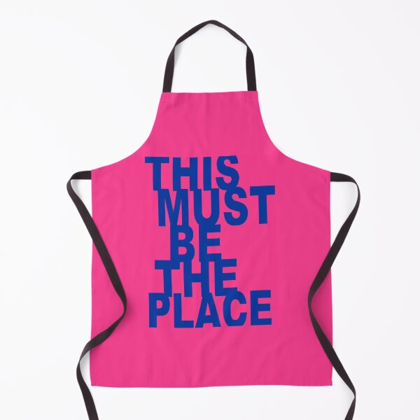 Item preview, MUST BE THE PLACE - pink and blue designed and sold by Julia Santos.
