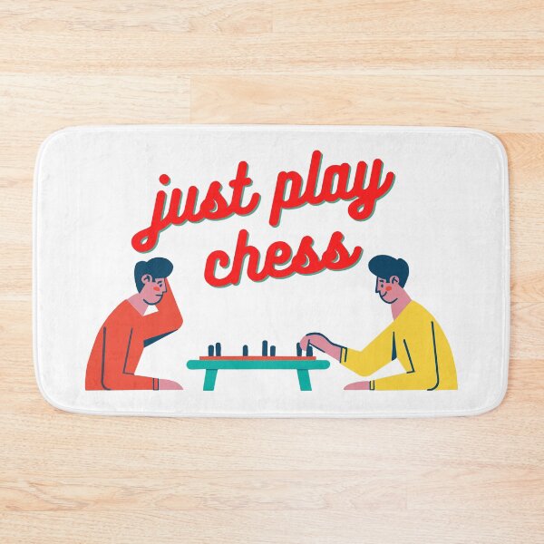Item preview, Just play chess image designed and sold by BumbleBearArtUK.