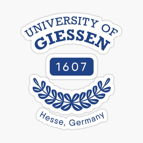 "University of Giessen (Justus Liebig University Giessen)" Sticker for