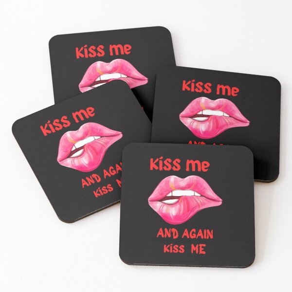 Item preview,  kiss me Essential t-shirts, kiss t-shirts, love t-shirts, romance t-shirts designed and sold by BLUE  bubble.