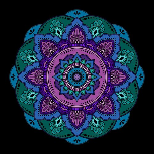 Floral Mandalas 210 (Style:5)