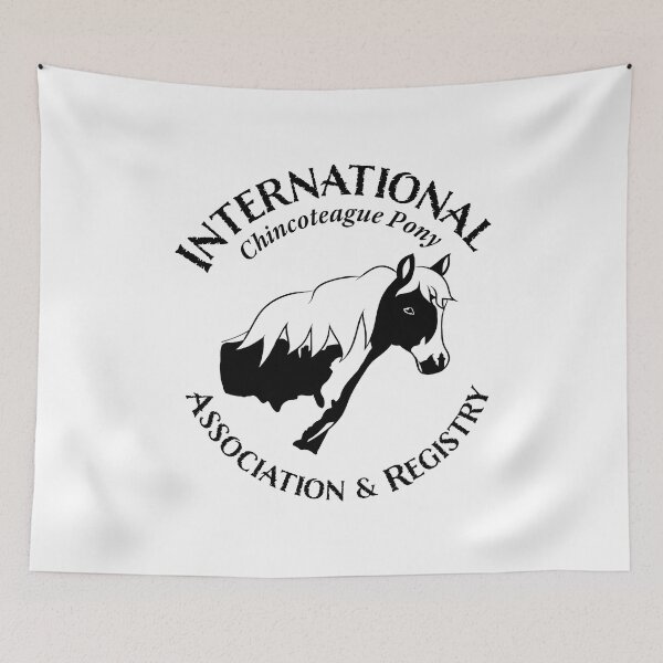 Item preview, ICPAR- Black Circle Logo designed and sold by International Chincoteague Pony Association & Registry.