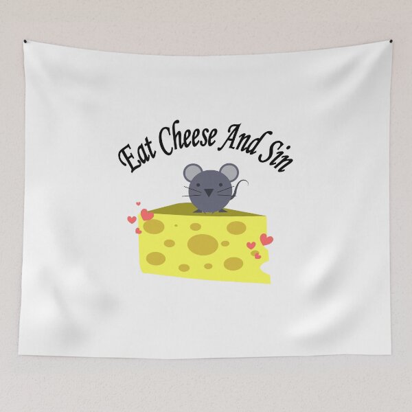 Item preview, Eat cheese and sin, Best Street art! Classic designed and sold by Micosmile.