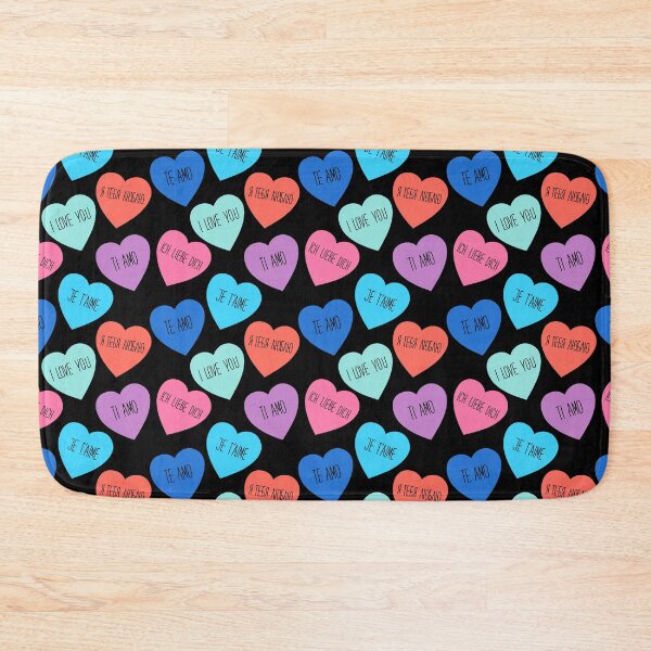 Item preview, Cute love hearts pattern, I love you, ti amo, je taime, te amo, ich liebe dich designed and sold by Orianah.
