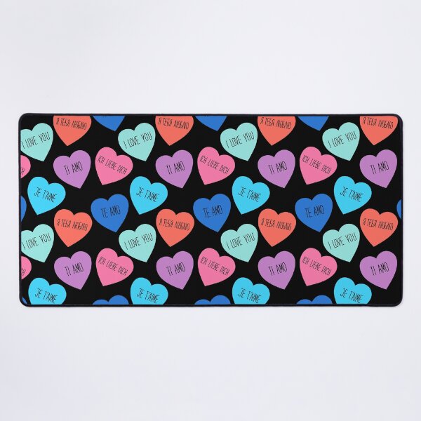Item preview, Cute love hearts pattern, I love you, ti amo, je taime, te amo, ich liebe dich designed and sold by Orianah.