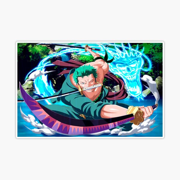 One Piece Roronoa Zoro  Sticker for Sale by DaturaSnake