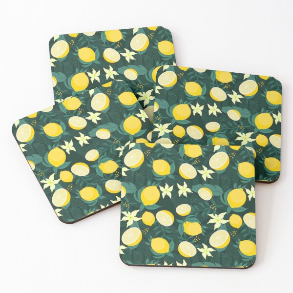 Item preview, Beautiful lemon on dark green background  designed and sold by Ivan Šanjug.